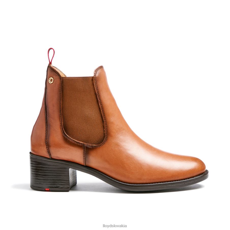 LLOYD kožené členkové čižmy ženy topánky hnedá 6R0JN929