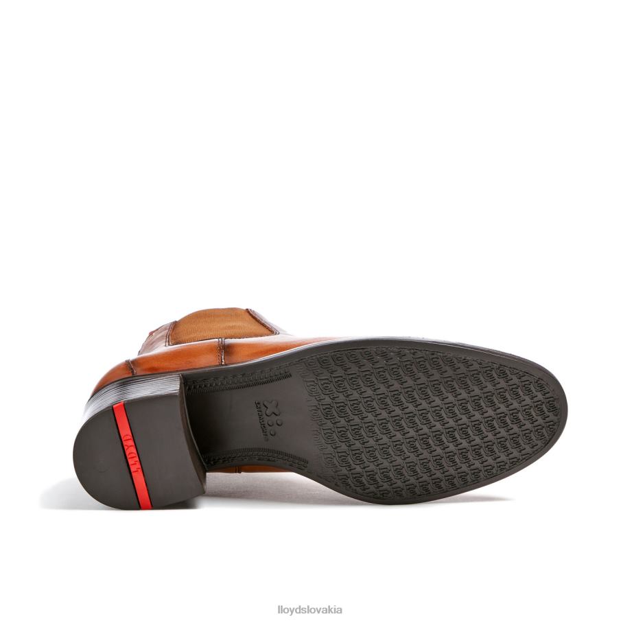 LLOYD kožené členkové čižmy ženy topánky hnedá 6R0JN929