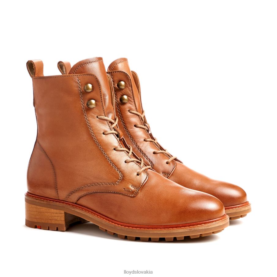 LLOYD kožené členkové čižmy ženy topánky hnedá 6R0JN941