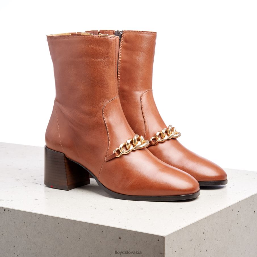 LLOYD kožené členkové čižmy ženy topánky hnedá 6R0JN985