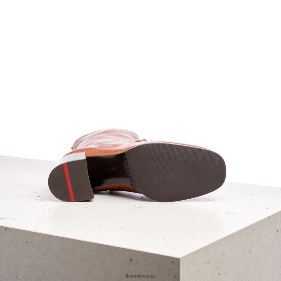 LLOYD kožené členkové čižmy ženy topánky hnedá 6R0JN985