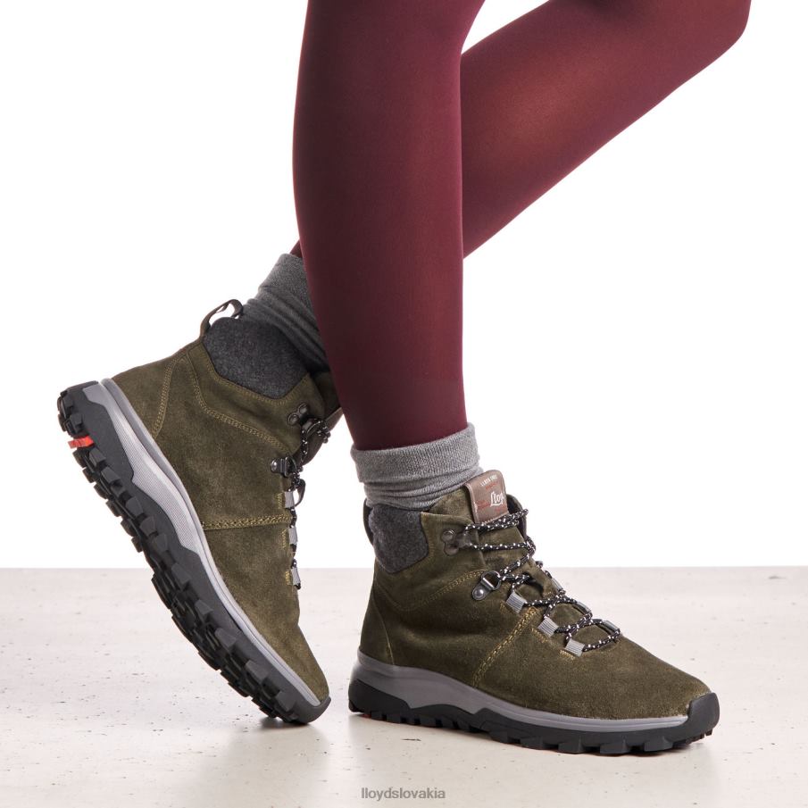 LLOYD členkové čižmy ženy topánky zelená 6R0JN845