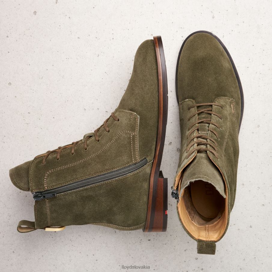 LLOYD členkové čižmy ženy topánky zelená 6R0JN953