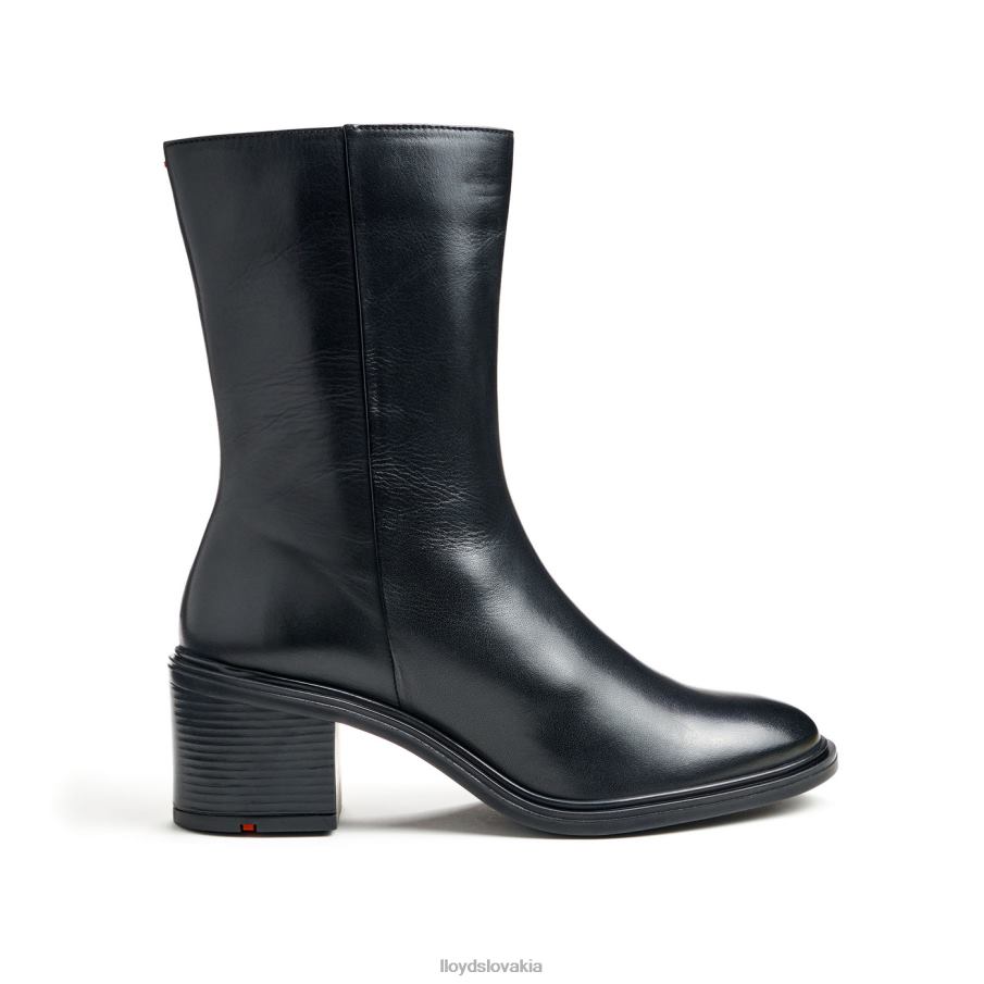 LLOYD módna členková obuv z hladkej kože ženy topánky čierna 6R0JN885