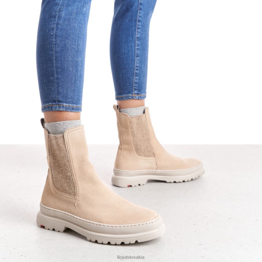 LLOYD nazúvacie členkové čižmy ženy topánky béžová 6R0JN924
