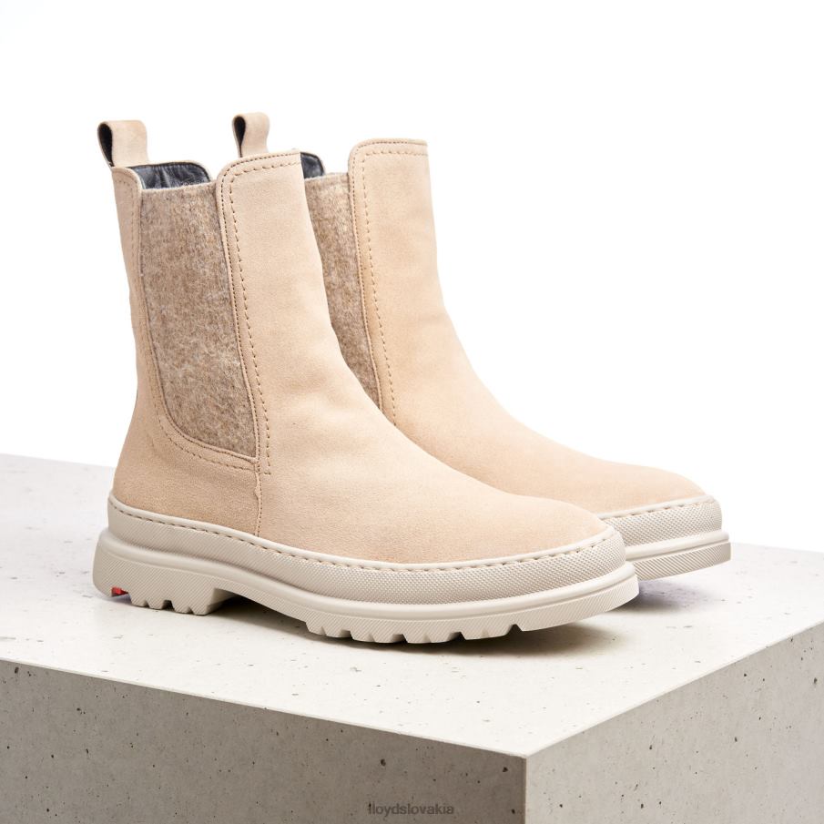 LLOYD nazúvacie členkové čižmy ženy topánky béžová 6R0JN924