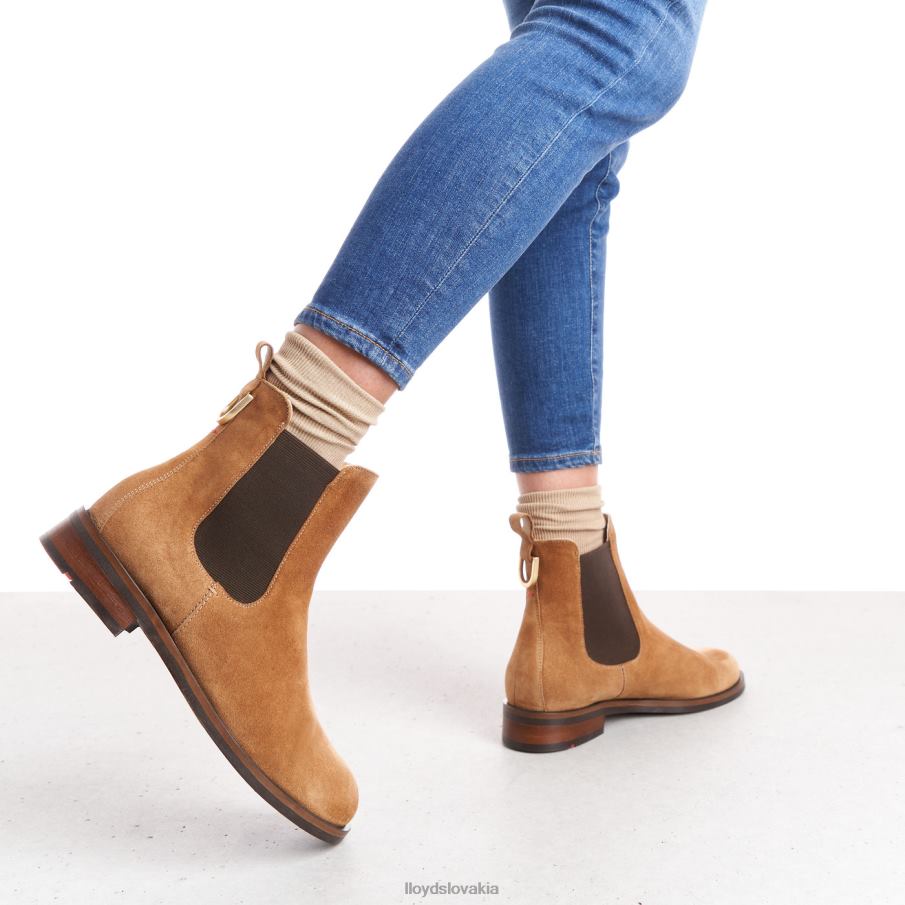 LLOYD nazúvacie členkové čižmy ženy topánky hnedá 6R0JN967