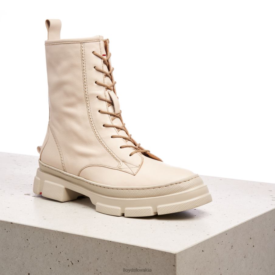 LLOYD šnurovacie členkové čižmy ženy topánky béžová 6R0JN936