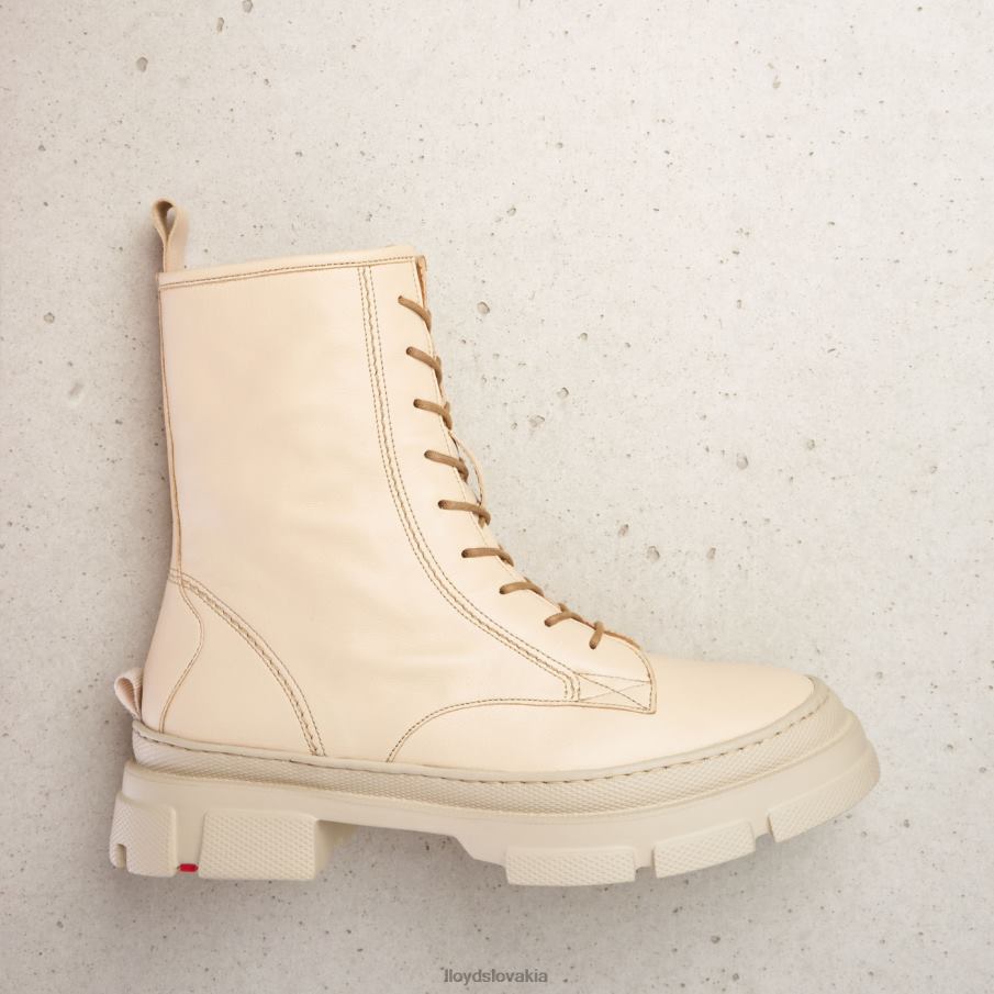 LLOYD šnurovacie členkové čižmy ženy topánky béžová 6R0JN936