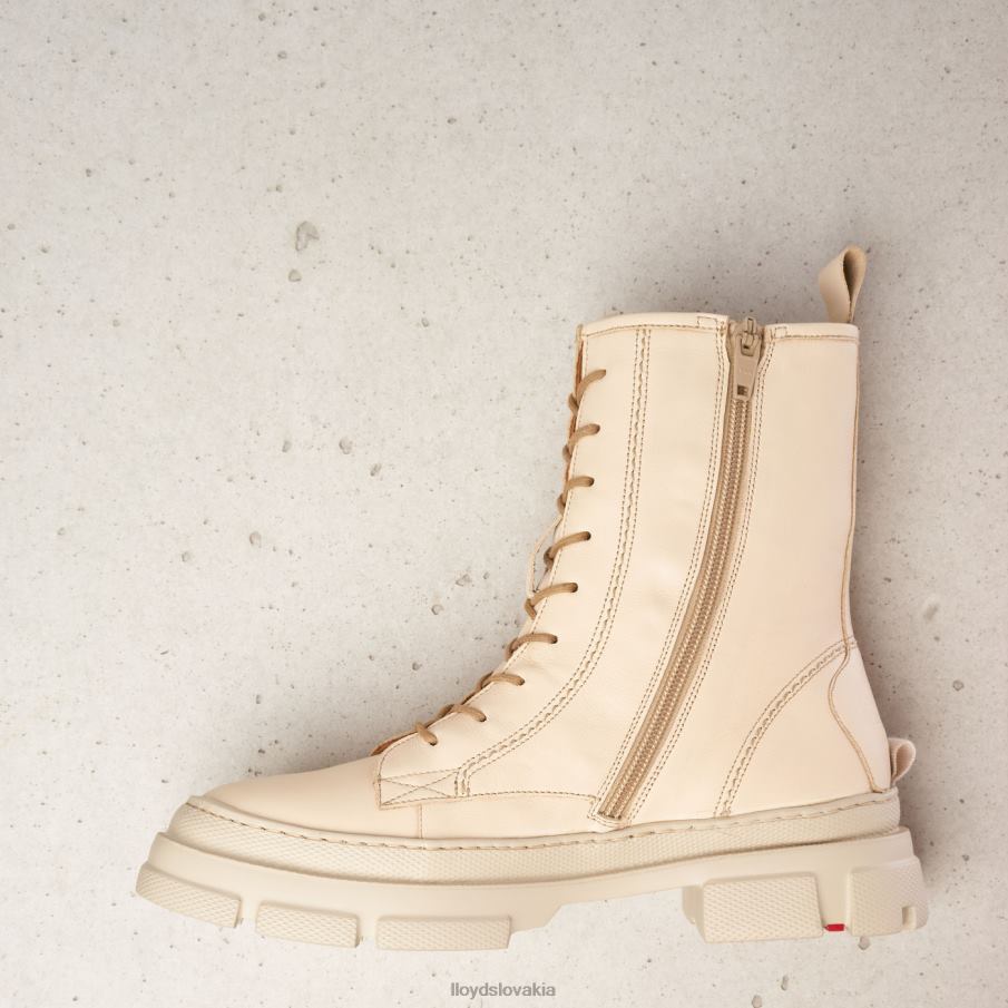 LLOYD šnurovacie členkové čižmy ženy topánky béžová 6R0JN936