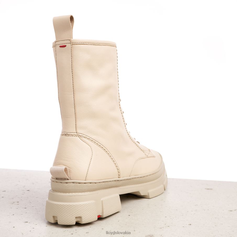 LLOYD šnurovacie členkové čižmy ženy topánky béžová 6R0JN936