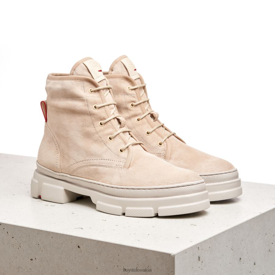 LLOYD šnurovacie členkové čižmy ženy topánky béžová 6R0JN977