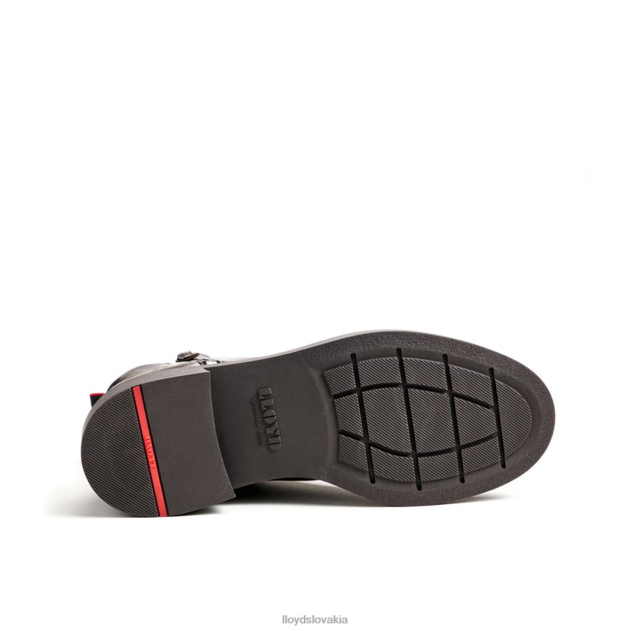 LLOYD športová členková obuv z hladkej kože ženy topánky hnedá 6R0JN896