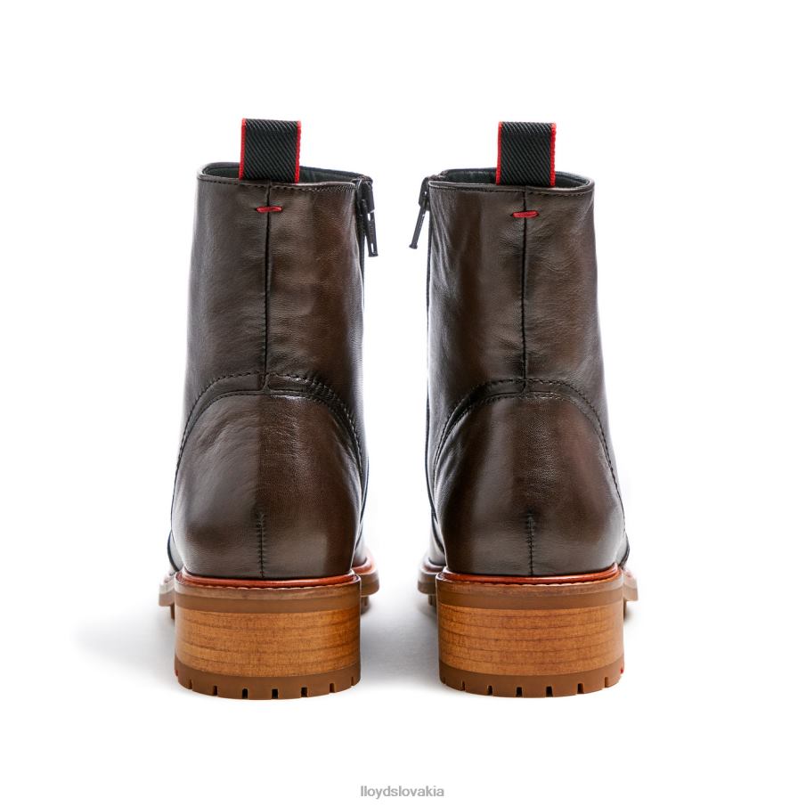 LLOYD športová členková obuv z hladkej kože ženy topánky hnedá 6R0JN902