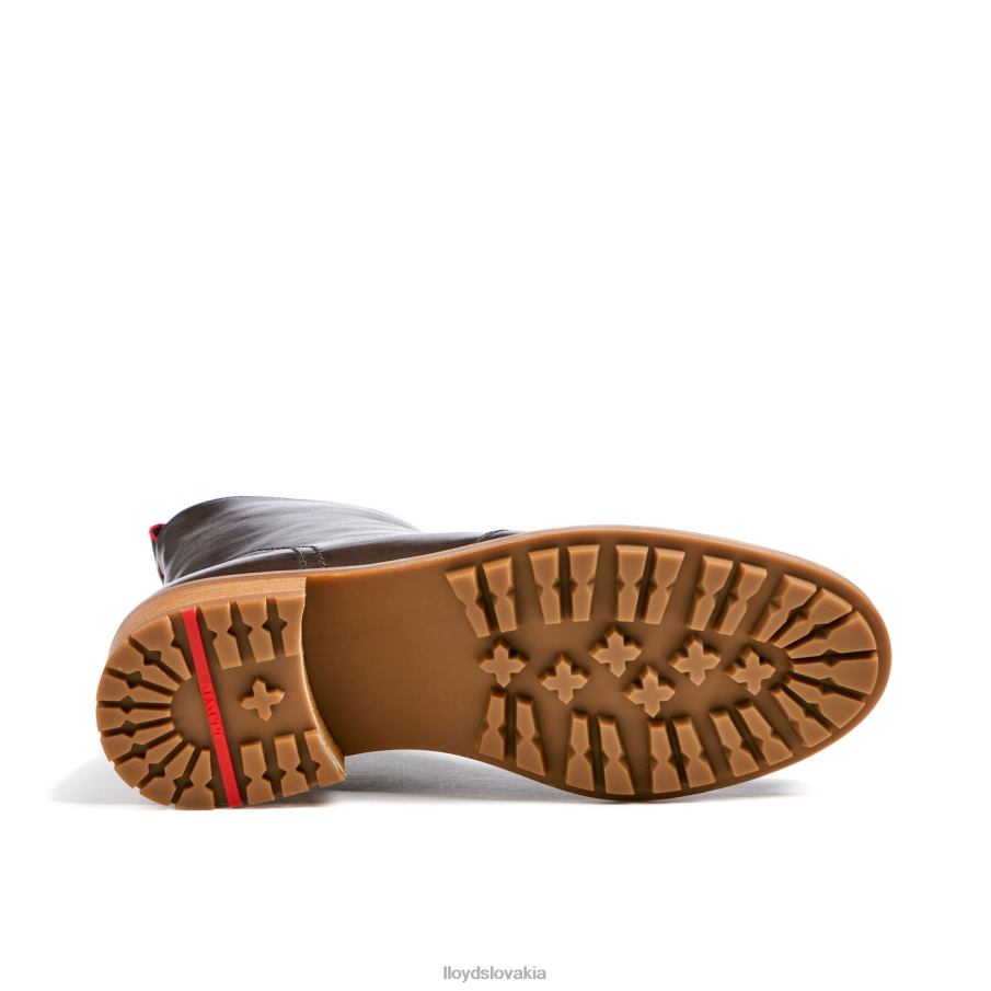 LLOYD športová členková obuv z hladkej kože ženy topánky hnedá 6R0JN902