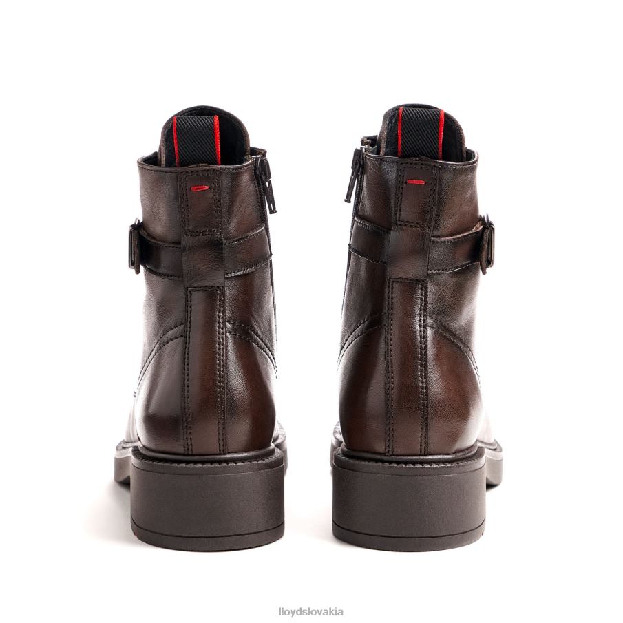 LLOYD športová členková obuv z hladkej kože ženy topánky hnedá 6R0JN951