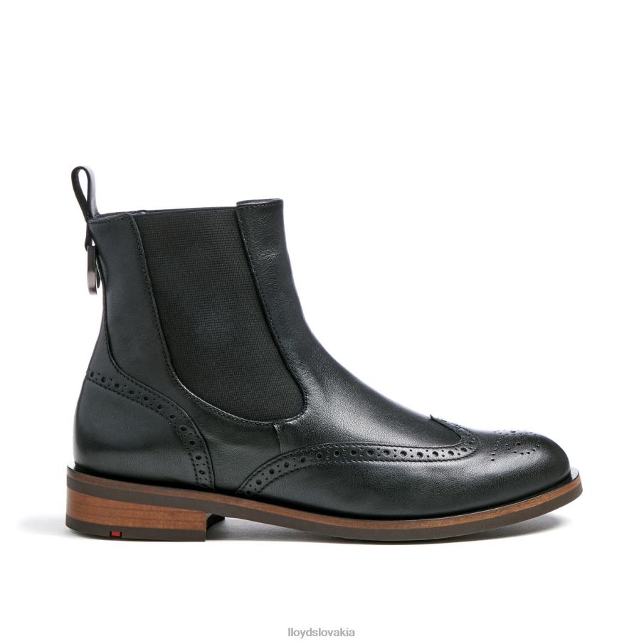 LLOYD športová členková obuv z hladkej kože ženy topánky čierna 6R0JN904