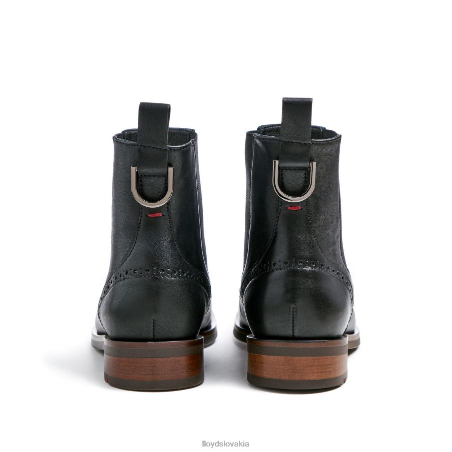 LLOYD športová členková obuv z hladkej kože ženy topánky čierna 6R0JN904