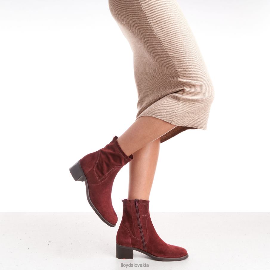LLOYD priedušné členkové topánky ženy topánky červená 6R0JN983