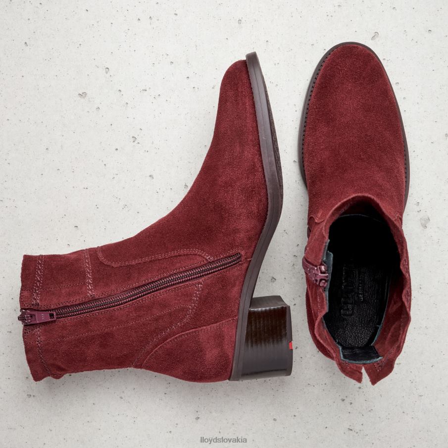 LLOYD priedušné členkové topánky ženy topánky červená 6R0JN983