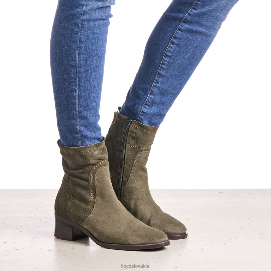 LLOYD priedušné členkové topánky ženy topánky zelená 6R0JN992
