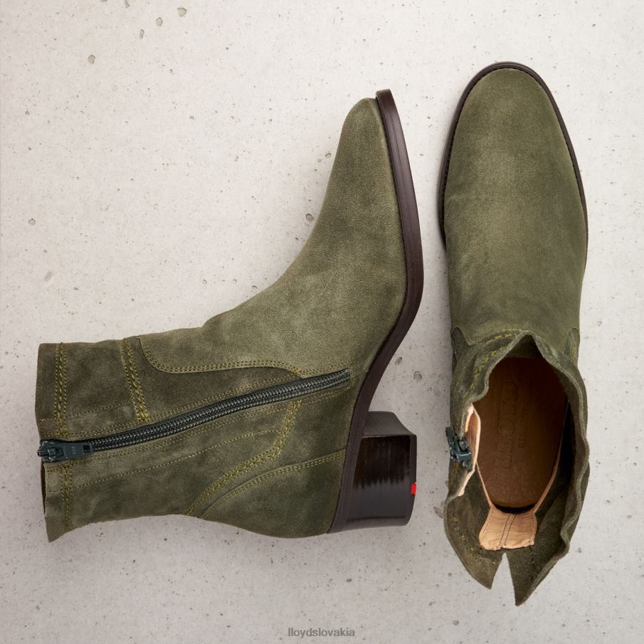 LLOYD priedušné členkové topánky ženy topánky zelená 6R0JN992