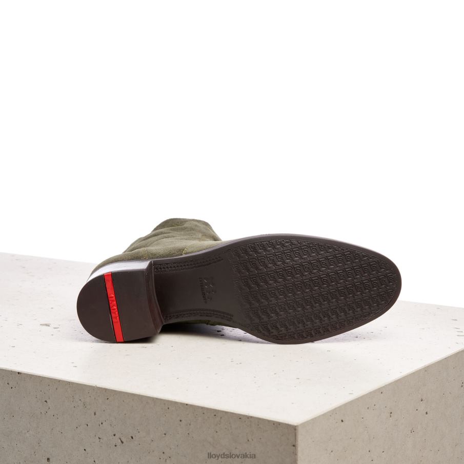 LLOYD priedušné členkové topánky ženy topánky zelená 6R0JN992