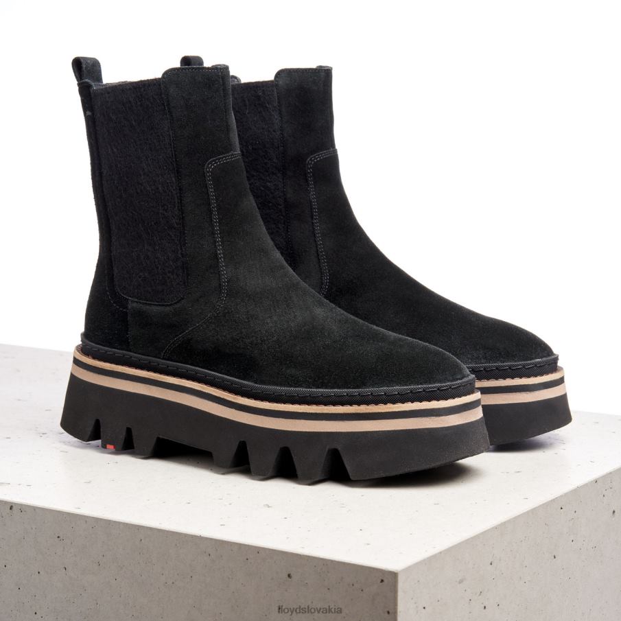 LLOYD stiefelette ženy topánky čierna 6R0JN952