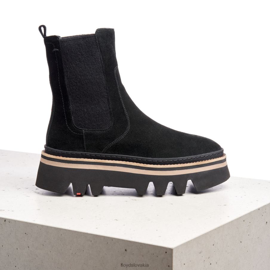 LLOYD stiefelette ženy topánky čierna 6R0JN952