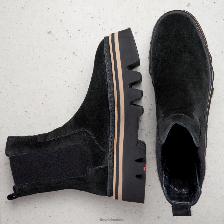 LLOYD stiefelette ženy topánky čierna 6R0JN952