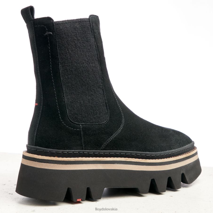 LLOYD stiefelette ženy topánky čierna 6R0JN952