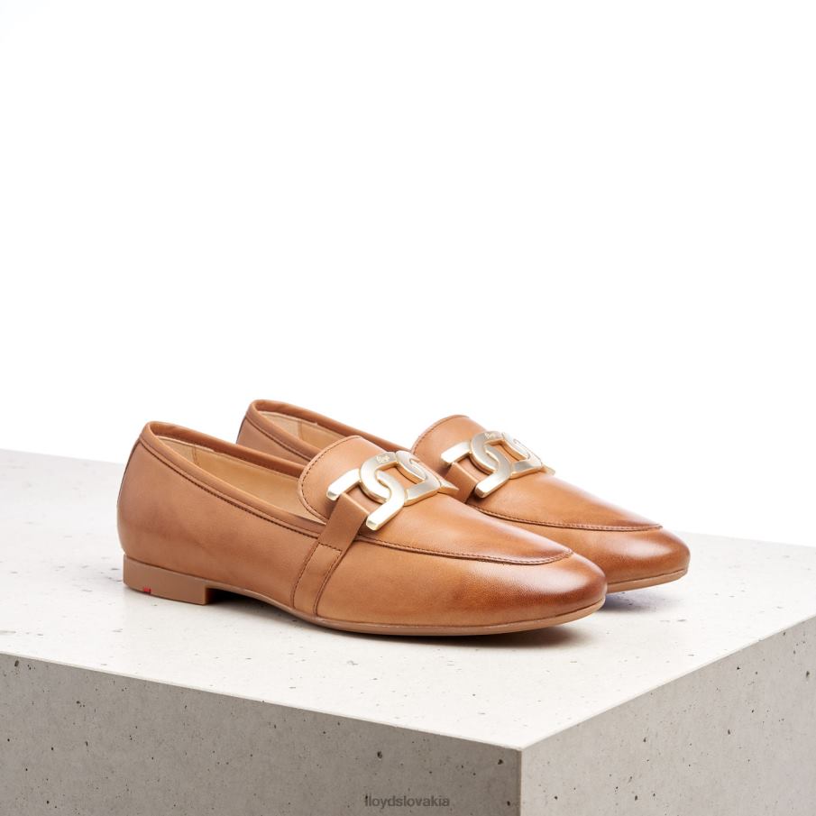 LLOYD hladká kožená papučka ženy topánky hnedá 6R0JN1040