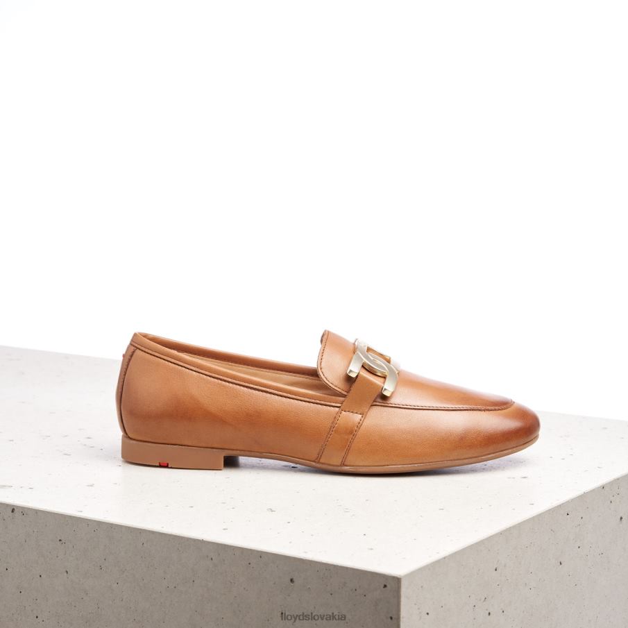 LLOYD hladká kožená papučka ženy topánky hnedá 6R0JN1040