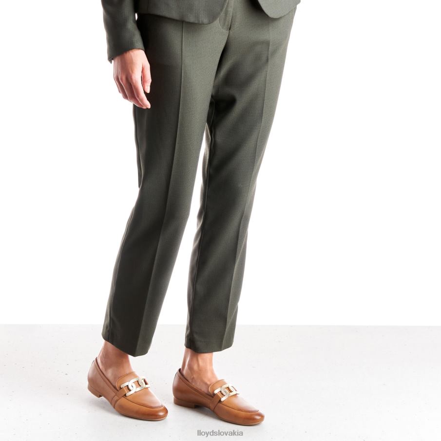 LLOYD hladká kožená papučka ženy topánky hnedá 6R0JN1040