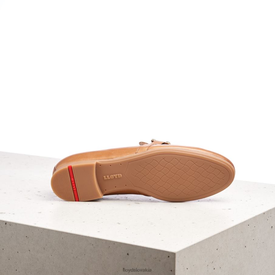 LLOYD hladká kožená papučka ženy topánky hnedá 6R0JN1040