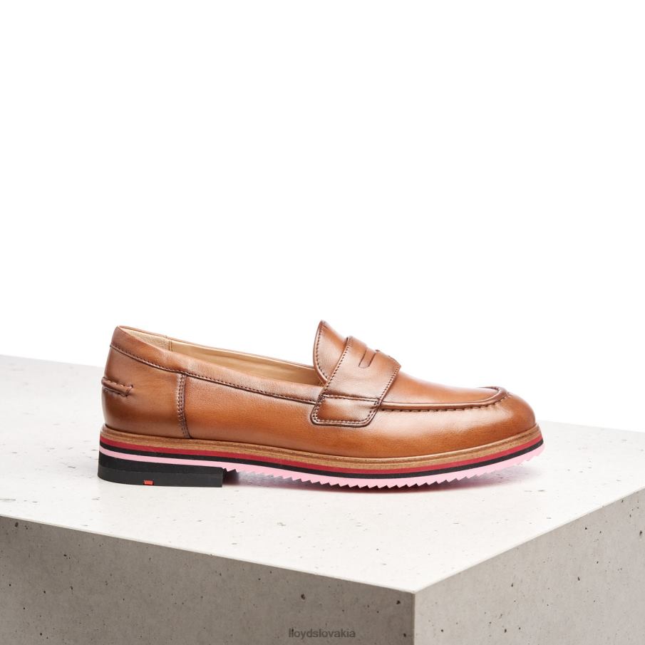 LLOYD hladká kožená papučka ženy topánky hnedá 6R0JN1045