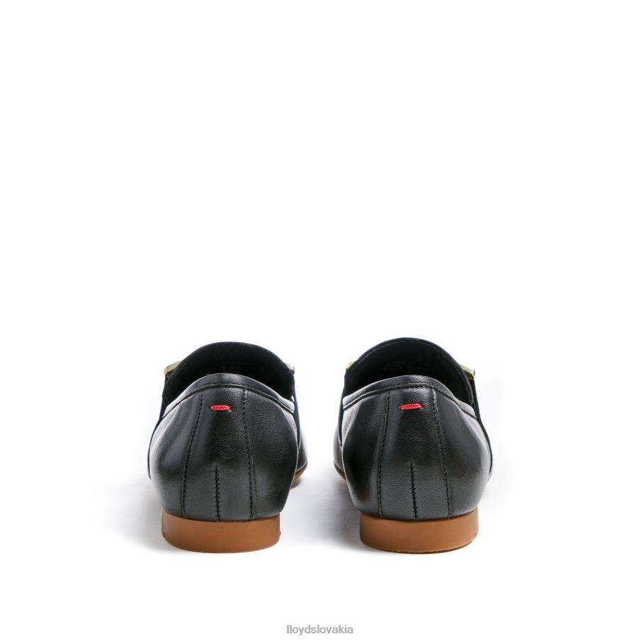 LLOYD hladká kožená papučka ženy topánky čierna 6R0JN1039