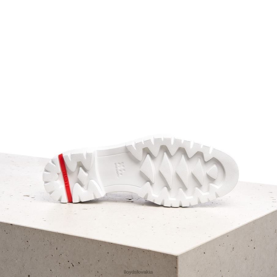 LLOYD hladká kožená slip-on papučka ženy topánky biely 6R0JN1011