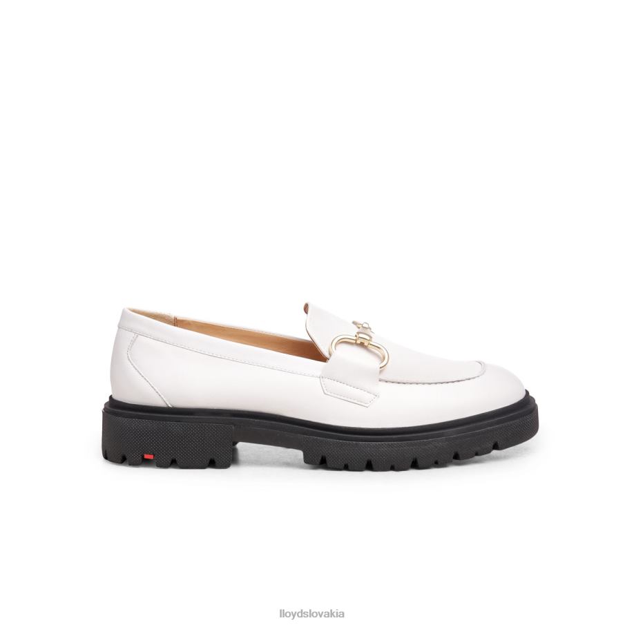 LLOYD hladká kožená slip-on papučka ženy topánky biely 6R0JN1034