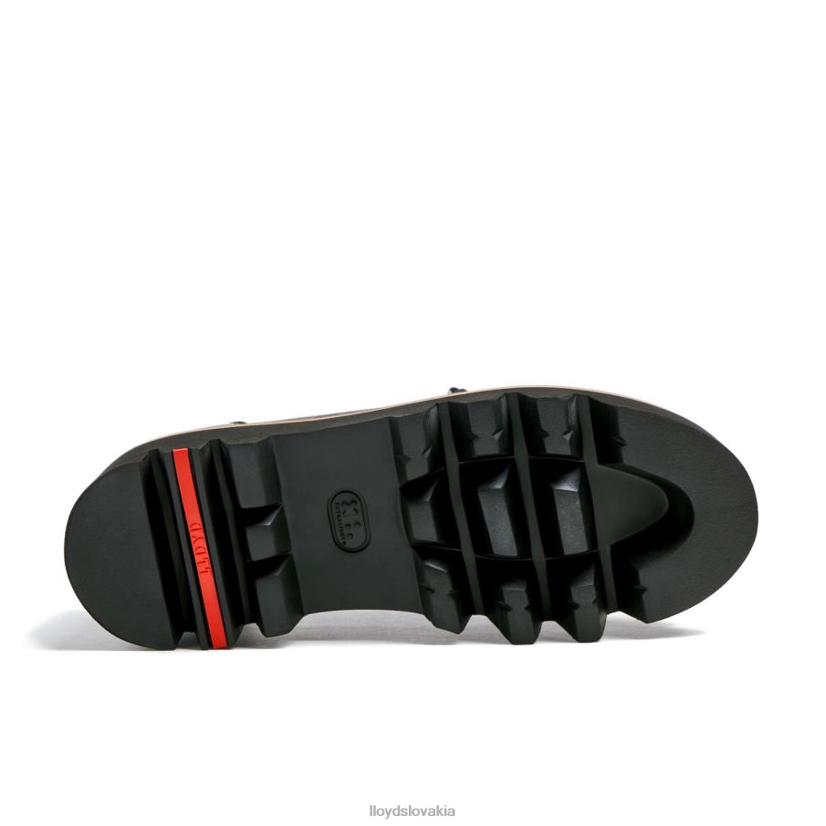 LLOYD hladká kožená slip-on papučka ženy topánky čierna 6R0JN1018