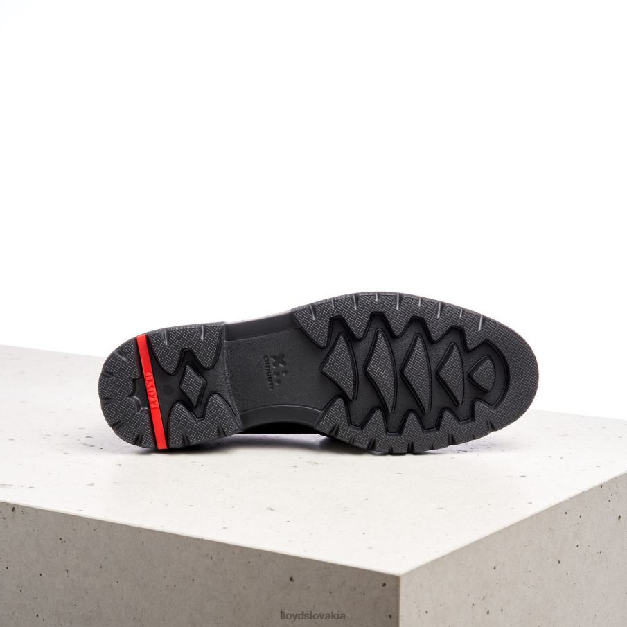 LLOYD hladká kožená slip-on papučka ženy topánky čierna 6R0JN1357