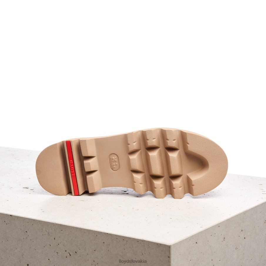 LLOYD kožená nazúvacia papuča ženy topánky červená 6R0JN1073