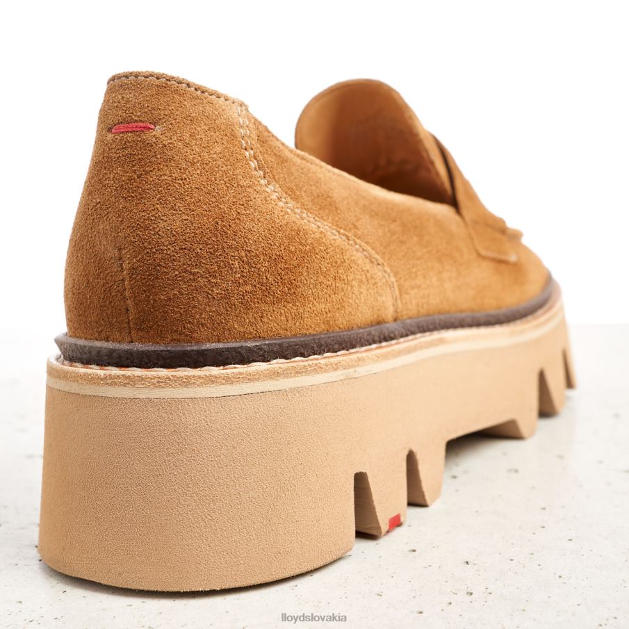 LLOYD kožená nazúvacia papuča ženy topánky hnedá 6R0JN1055