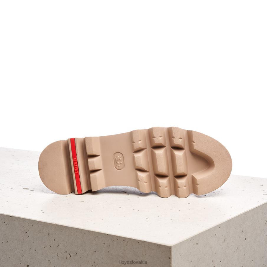 LLOYD kožená nazúvacia papuča ženy topánky hnedá 6R0JN1055