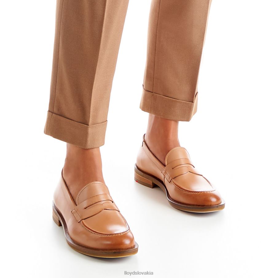 LLOYD kožená papuča ženy topánky hnedá 6R0JN1077