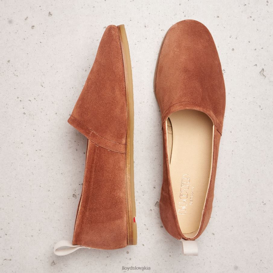 LLOYD kožená papuča ženy topánky hnedá 6R0JN1123