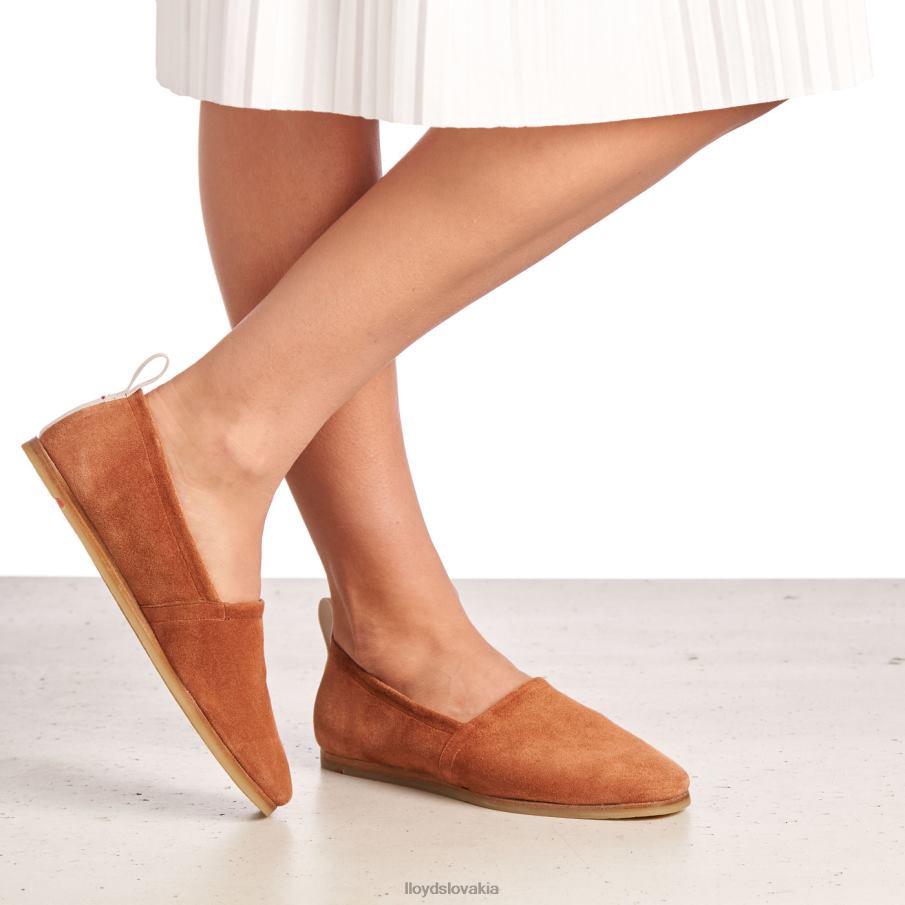 LLOYD kožená papuča ženy topánky hnedá 6R0JN1123