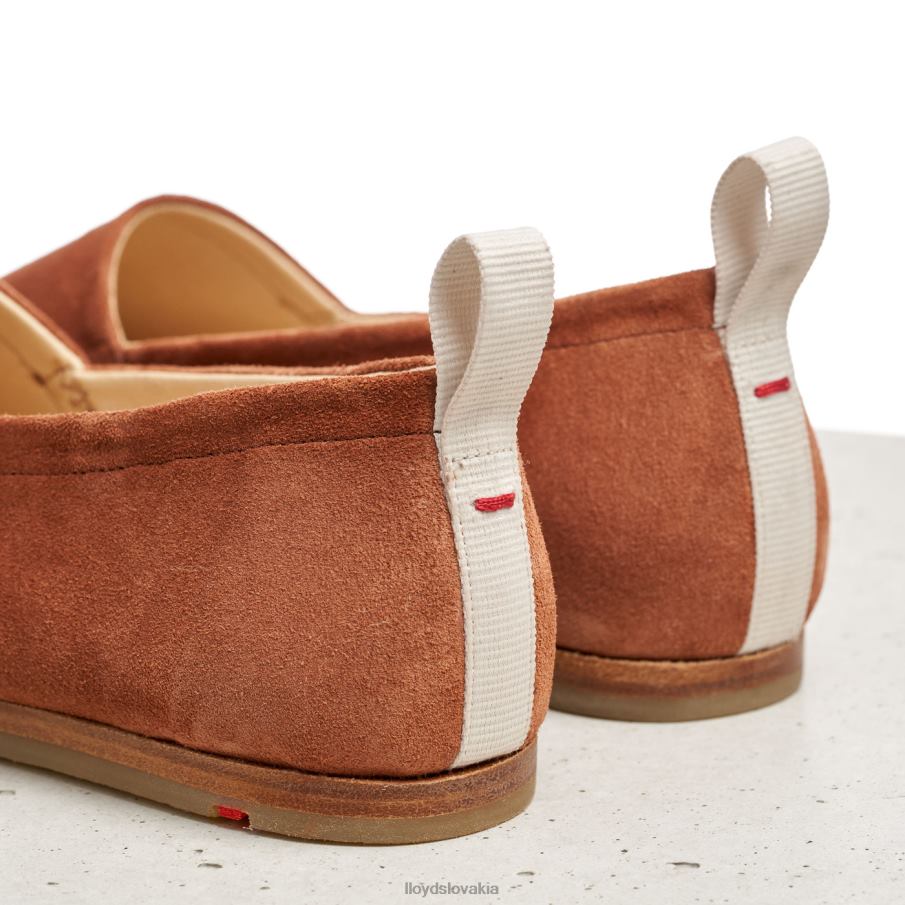 LLOYD kožená papuča ženy topánky hnedá 6R0JN1123