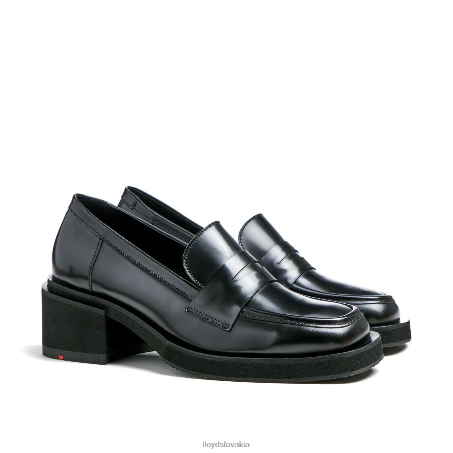 LLOYD kožená papuča ženy topánky čierna 6R0JN1113