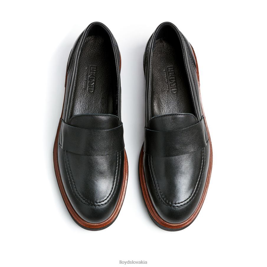 LLOYD navliecť koženú papučku ženy topánky čierna 6R0JN1116